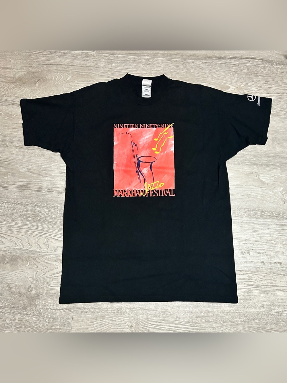 Vintage 1999 Markham, Ontario Jazz Festival Graphic T-Shirt